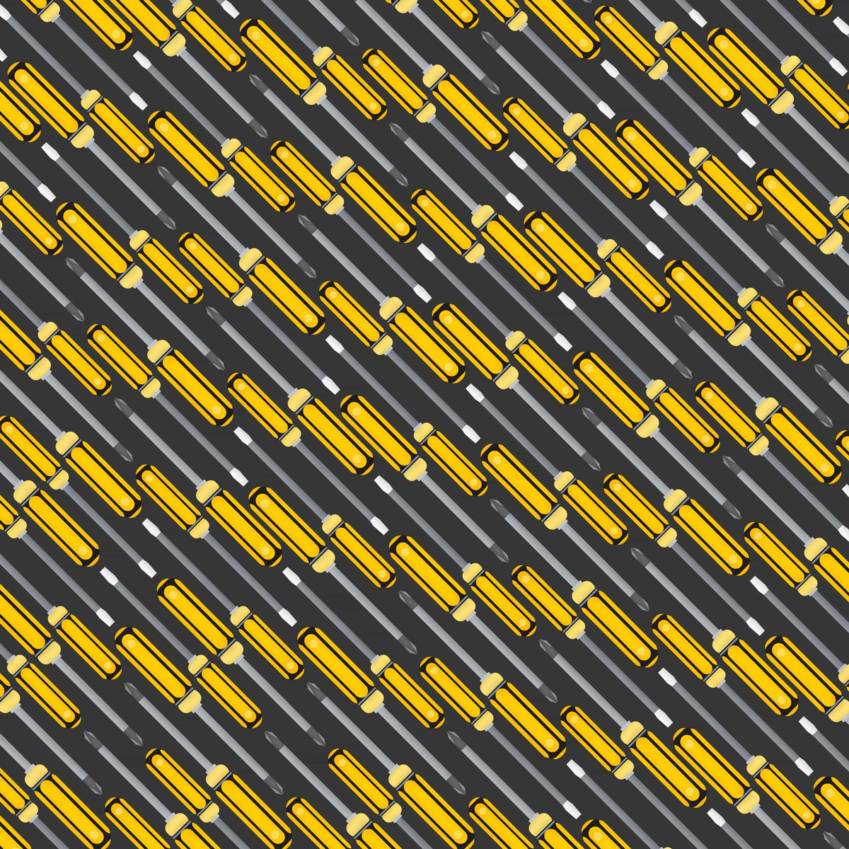 Toolbox Time Collection Screwdrivers 12 x 12 Double-Sided Scrapbook Paper by SSC Designs