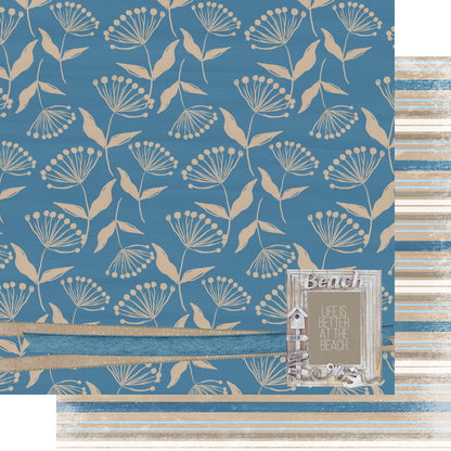 Under The Boardwalk Collection Better At The Beach 12 x 12 Double-Sided Scrapbook Paper by SSC Designs - 15 Pack