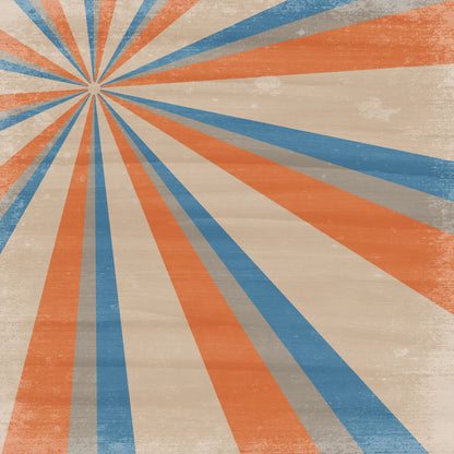 Under The Boardwalk Collection Catching Rays 12 x 12 Double-Sided Scrapbook Paper by SSC Designs - 15 Pack