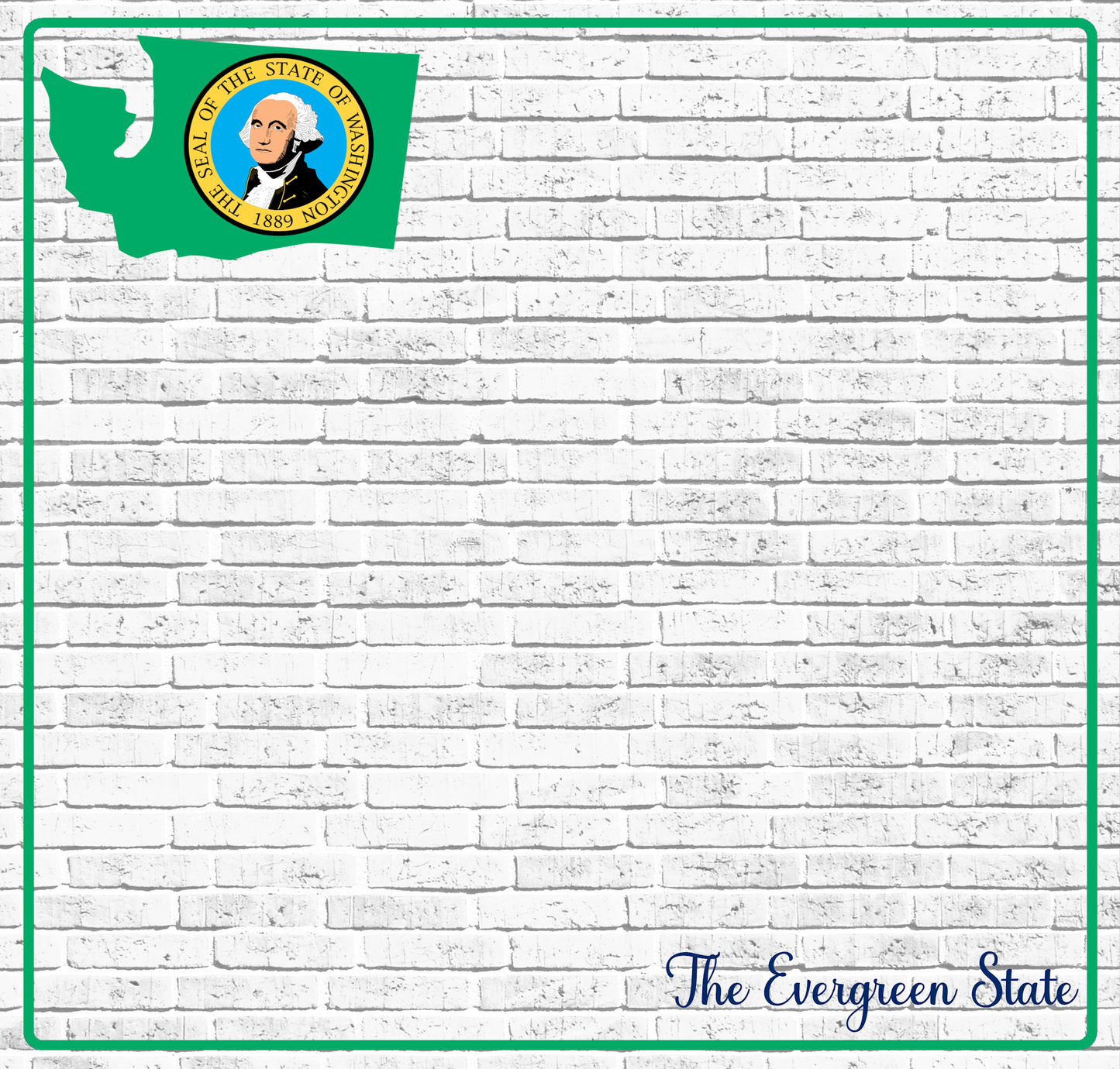 Fifty States Collection Washington 12 x 12 Double-Sided Scrapbook Paper by SSC Designs - 15 Pack