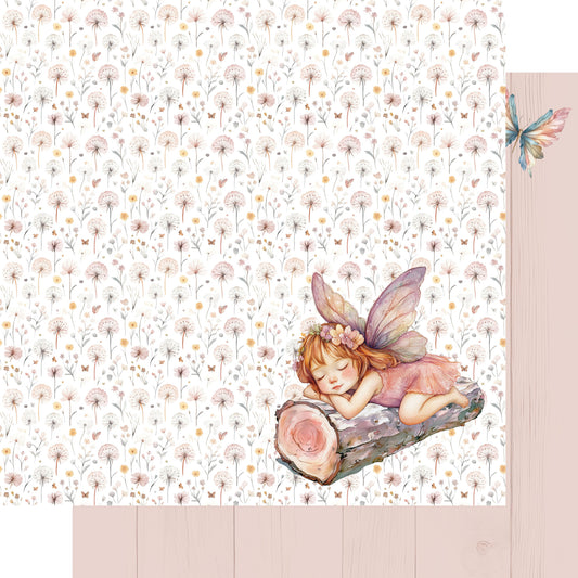 Woodland Fairies Collection Butterfly Dreams 12 x 12 Double-Sided Scrapbook Paper by SSC Designs - 15 Pack