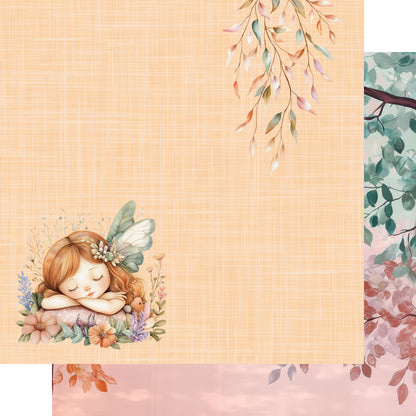 Woodland Fairies Collection Little Dreamer 12 x 12 Double-Sided Scrapbook Paper by SSC Designs - 15 Pack