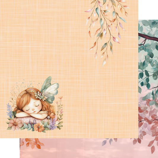 Woodland Fairies Collection Little Dreamer 12 x 12 Double-Sided Scrapbook Paper by SSC Designs - 15 Pack