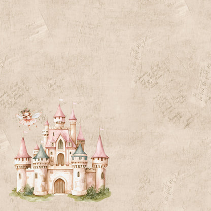 Woodland Fairies Collection Fairy Tale Castle 12 x 12 Double-Sided Scrapbook Paper by SSC Designs - 15 Pack