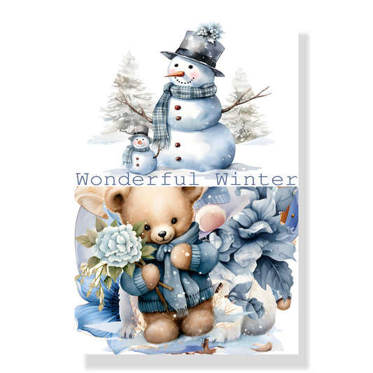 Wonderful Winter Collection Laser Cut Ephemera Embellishments by SSC Designs - 3 Packs