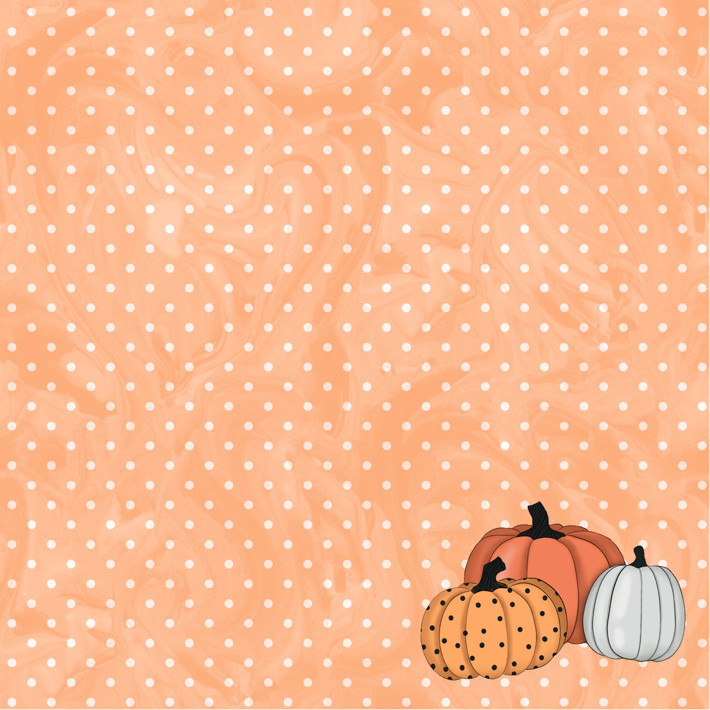 Witch, Please! Collection Pumpkin Party 12 x 12 Double-Sided Scrapbook Paper by SSC Designs - 15 Pack