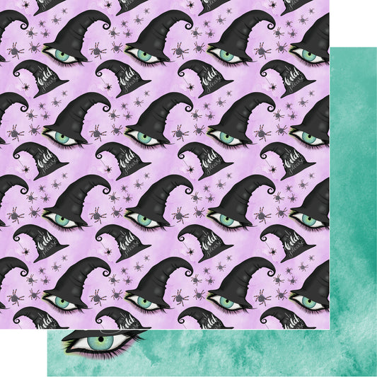 Witch, Please! Collection Eat, Drink & Be Scary 12 x 12 Double-Sided Scrapbook Paper by SSC Designs - 15 Pack