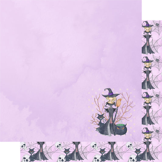 Witch, Please! Collection Bad Witches 12 x 12 Double-Sided Scrapbook Paper by SSC Designs - 15 Pack