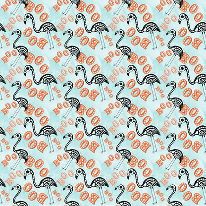 Witch, Please! Collection Frightful Flamingos 12 x 12 Double-Sided Scrapbook Paper by SSC Designs - 15 Pack