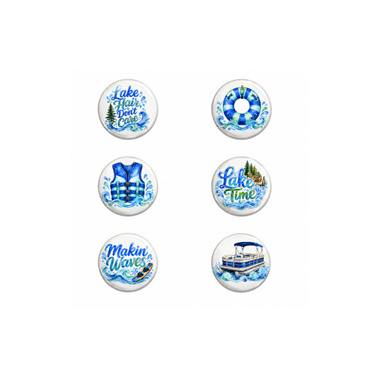 Water Sports Collection Button Bling Scrapbook Embellishments SSC Designs - 3 Packs
