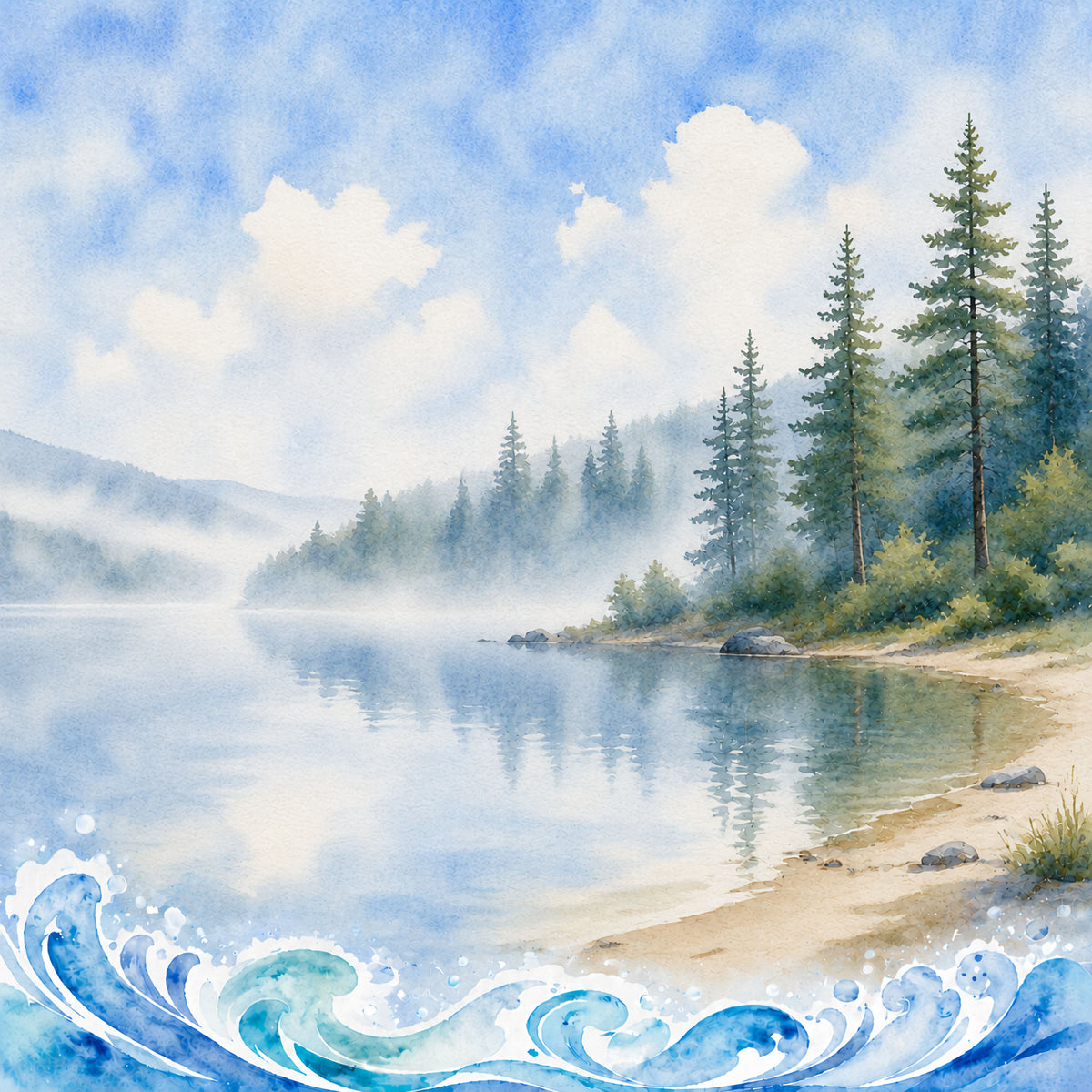 Water Sports Collection Sailing Away 12 x 12 Double-Sided Scrapbook Paper by SSC Designs - 15 Pack