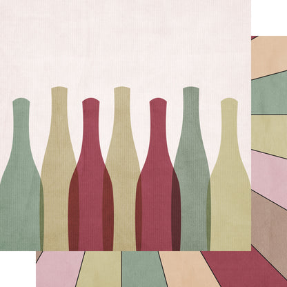 Wine Time 12 x 12 Scrapbook Paper & Embellishment Kit by SSC Designs - 3 Kits