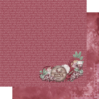 Wine Time 12 x 12 Scrapbook Paper & Embellishment Kit by SSC Designs - 3 Kits