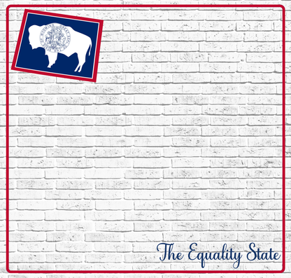 Fifty States Collection Wyoming 12 x 12 Double-Sided Scrapbook Paper by SSC Designs - 15 Pack