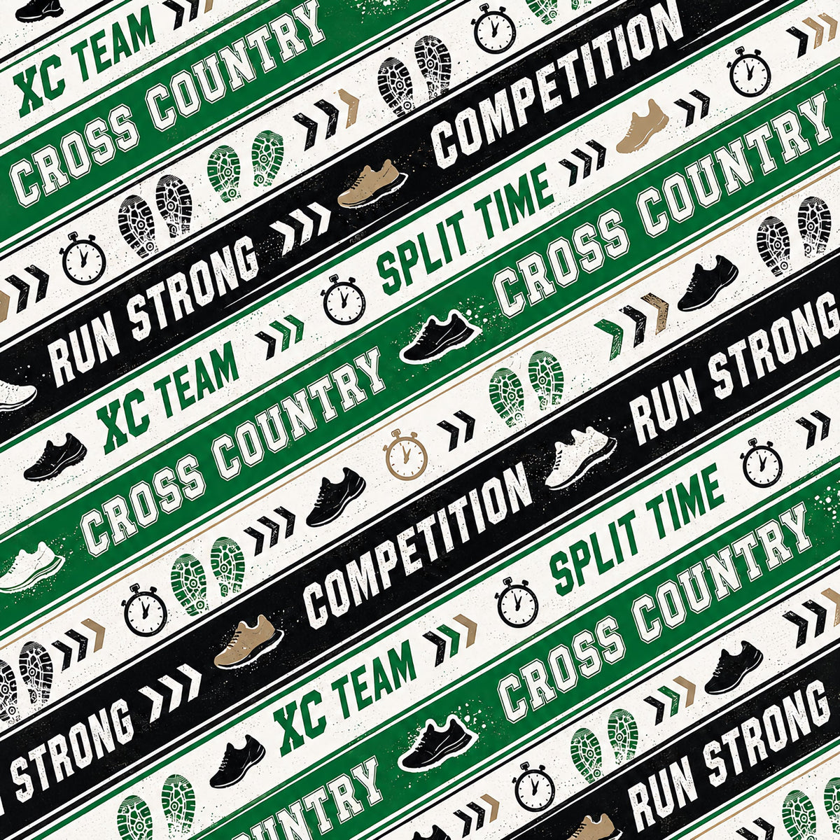 Cross Country Collection Split Time 12 x 12 Double-Sided Scrapbook Paper by SSC Designs - 15 Pack