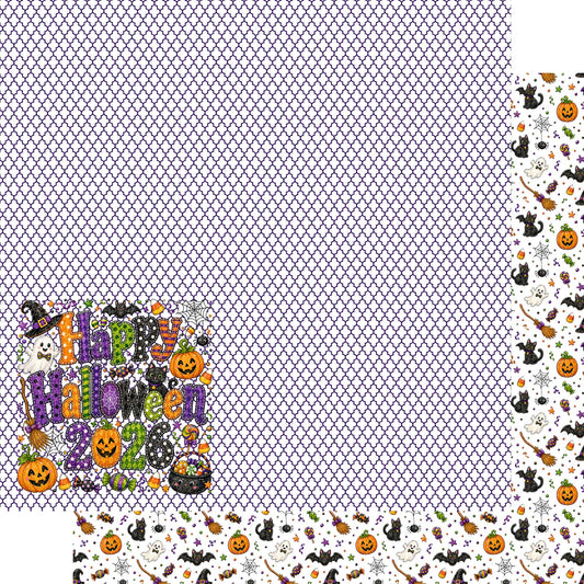 Yearly Holidays 2026 Collection Happy Halloween 12 x 12 Double-Sided Scrapbook Paper by SSC Designs