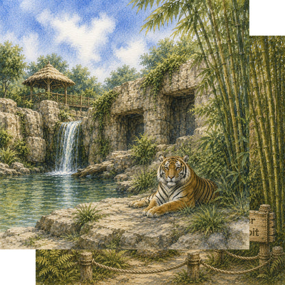Zoo Adventures 12 x 12 Scrapbook Paper & Embellishment Kit by SSC Designs - 3 Kits