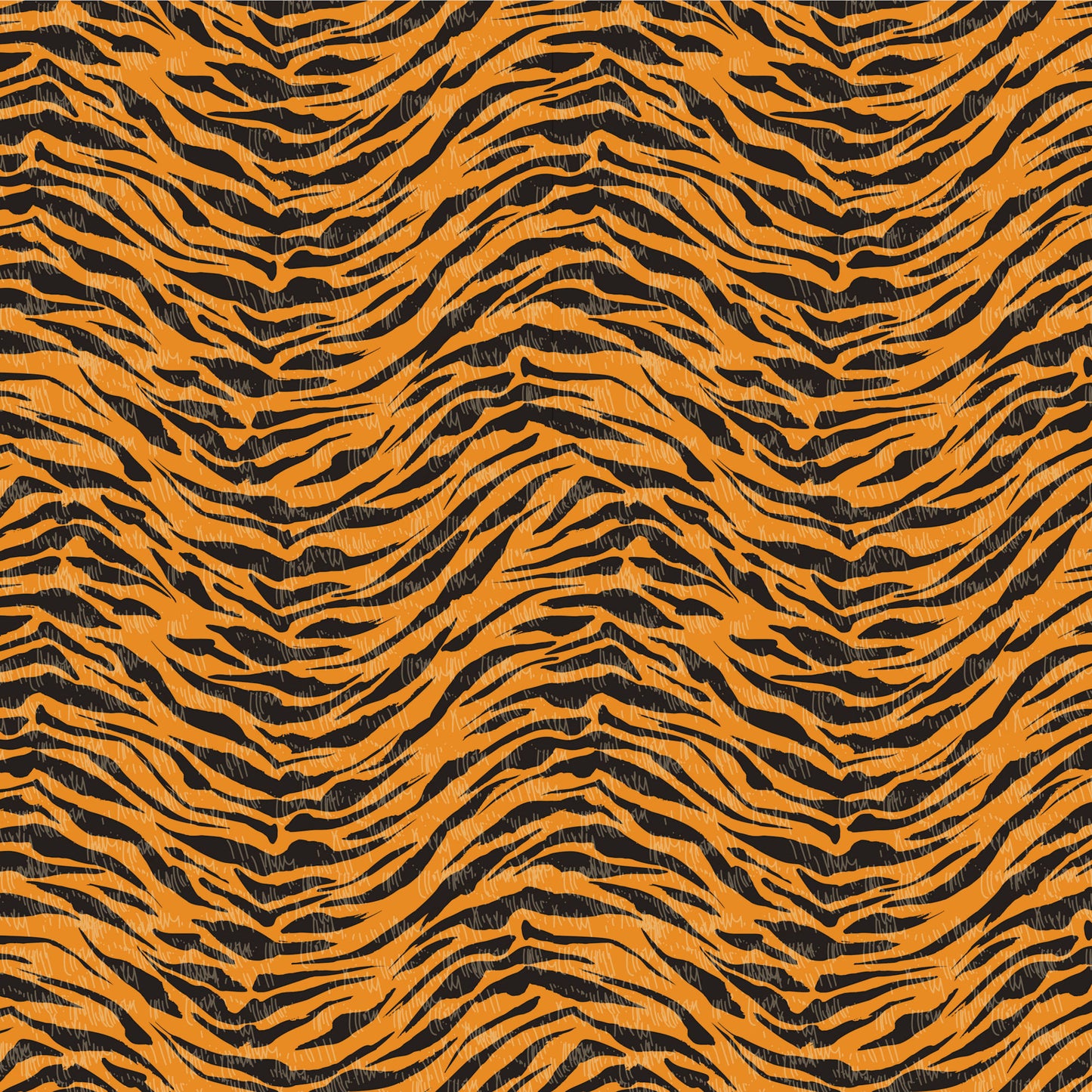 Animal Safari Collection Tiger Stripes 12 x 12 Double-Sided Scrapbook Paper by SSC Designs - 15 Pack