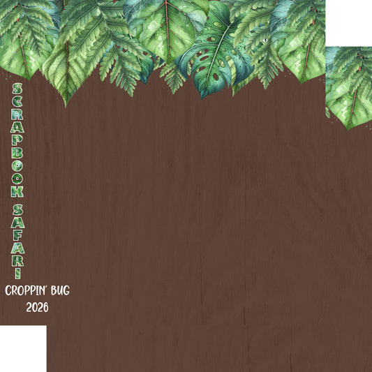 Customs Collection Scrapbook Safari 12 x 12 Double-Sided Scrapbook Paper by SSC Designs - 15 Pack