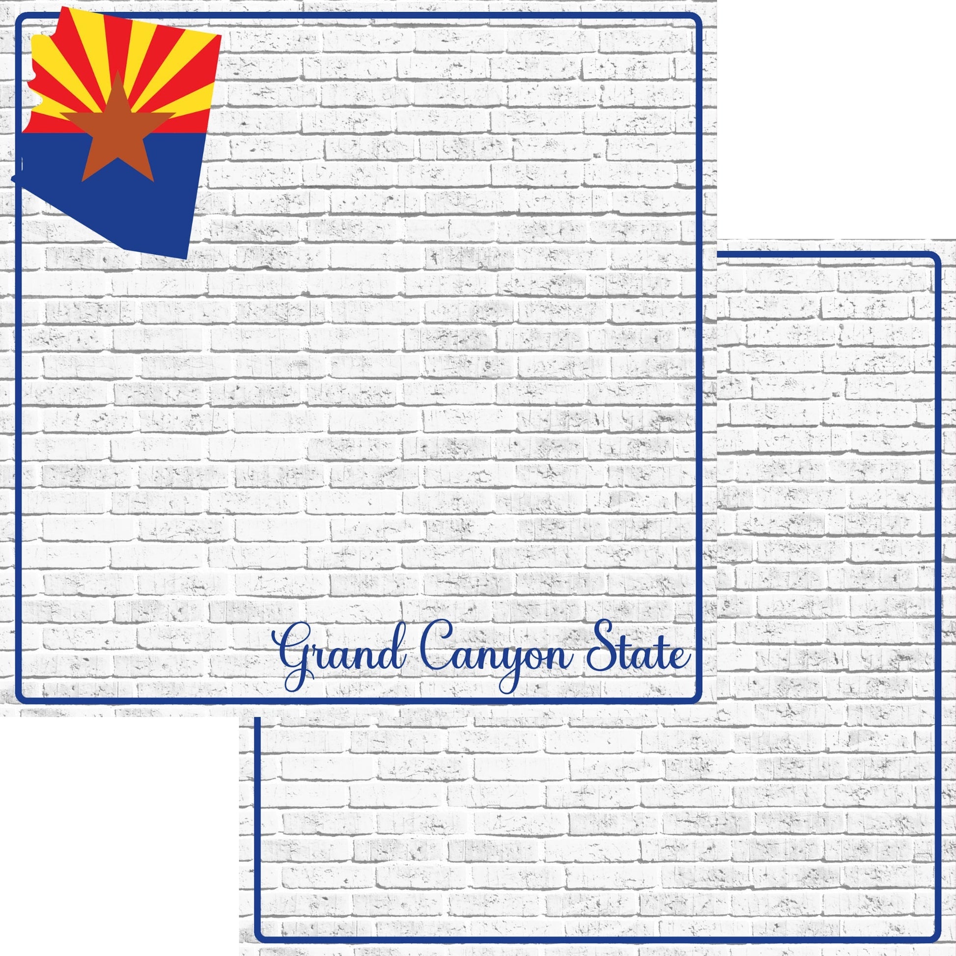 Fifty States Collection Arizona 12 x 12 Double-Sided Scrapbook Paper by SSC Designs - 15 Pack