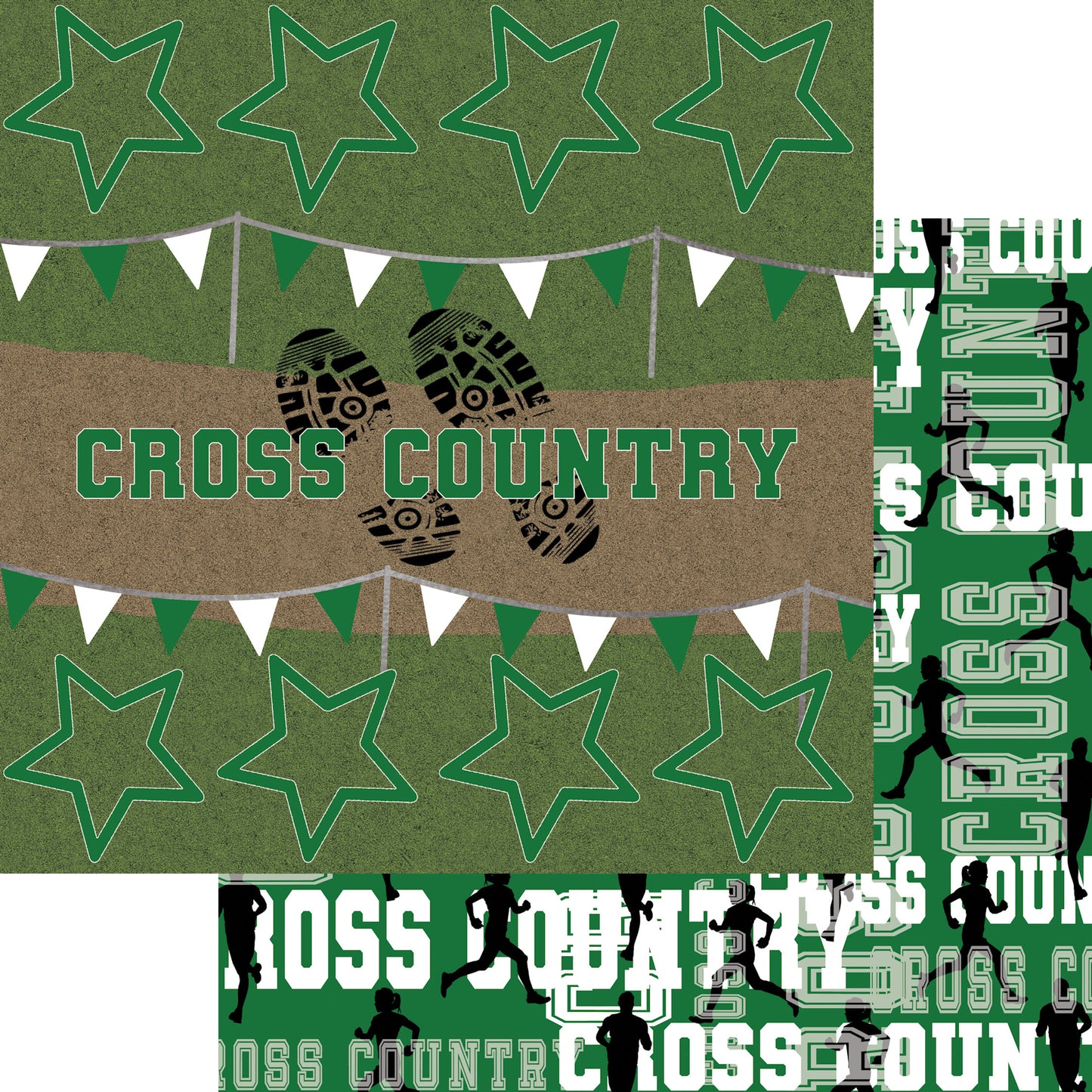 Cross Country Collection Cross Country 12 x 12 Double-Sided Scrapbook Paper - 15 Pack