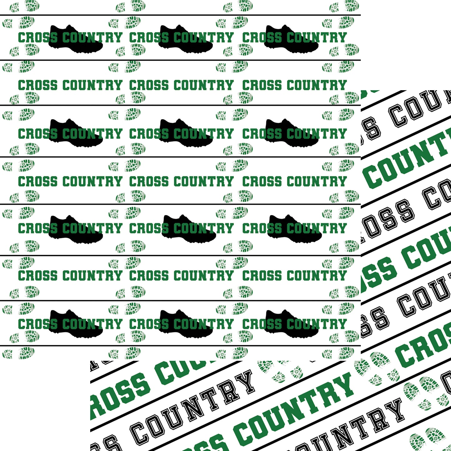 Cross Country Collection Collage 12 x 12 Double-Sided Scrapbook Paper - 15 Pack