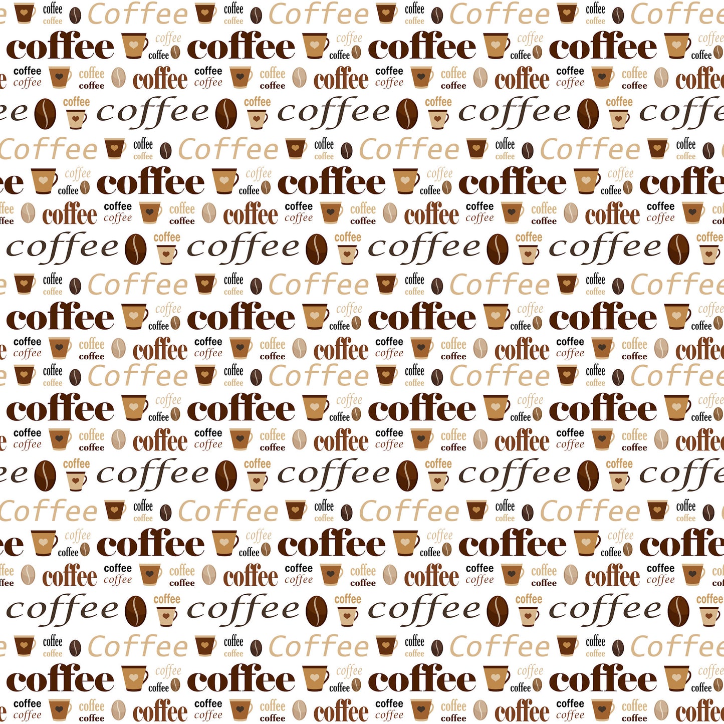 Coffee Lover Collection Oh Beans 12 x 12 Double-Sided Scrapbook Paper by SSC Designs - 15 Pack