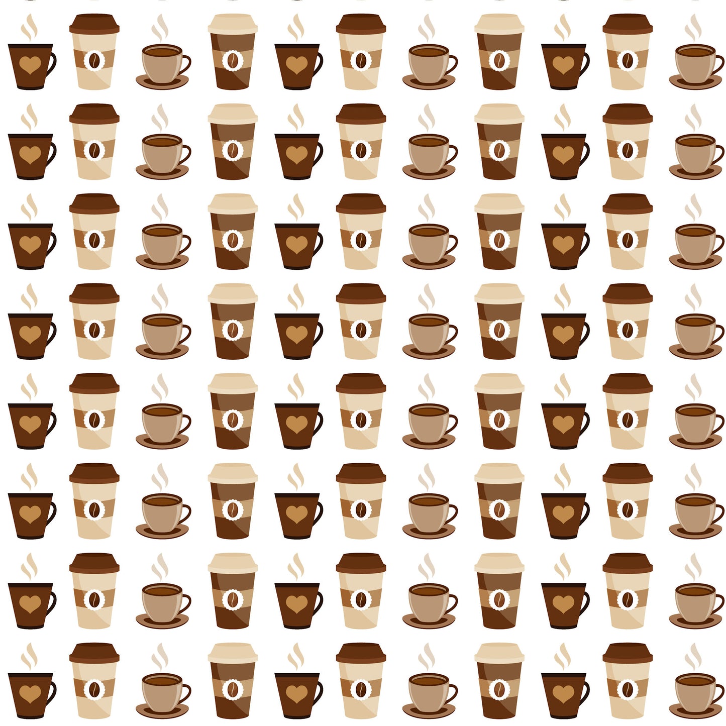 Coffee Lover Collection Go Cup 12 x 12 Double-Sided Scrapbook Paper by SSC Designs - 15 Pack