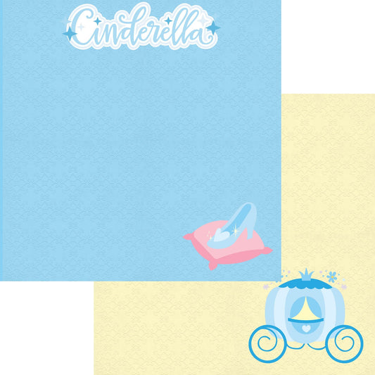 Cinderella Collection Cinderella 12 x 12 Double-Sided Scrapbook Paper by SSC Designs - 15 Pack