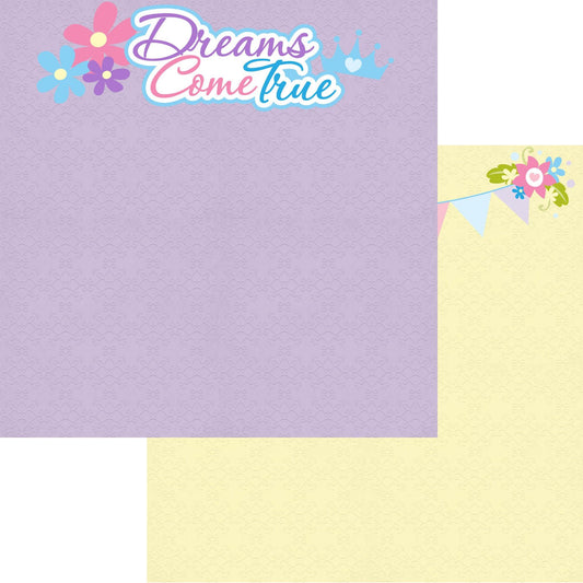 Cinderella Collection Dreams Come True 12 x 12 Double-Sided Scrapbook Paper by SSC Designs - 15 Pack