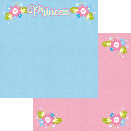 Cinderella Collection Princess 12 x 12 Double-Sided Scrapbook Paper by SSC Designs - 15 Pack