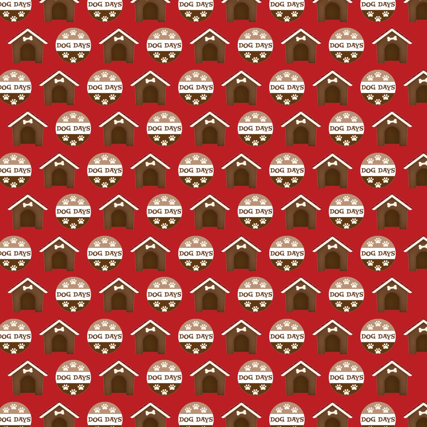 Dog Days Collection Dog Days 12 x 12 Double-Sided Scrapbook Paper by SSC Designs - 15 Pack