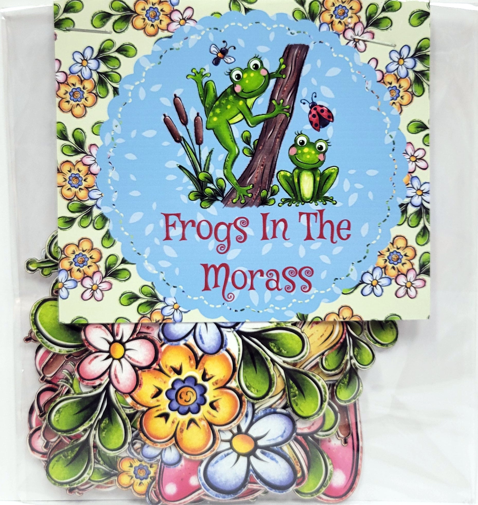 Frogs In The Morass Laser Cut Ephemera Embellishments - 3 Packs