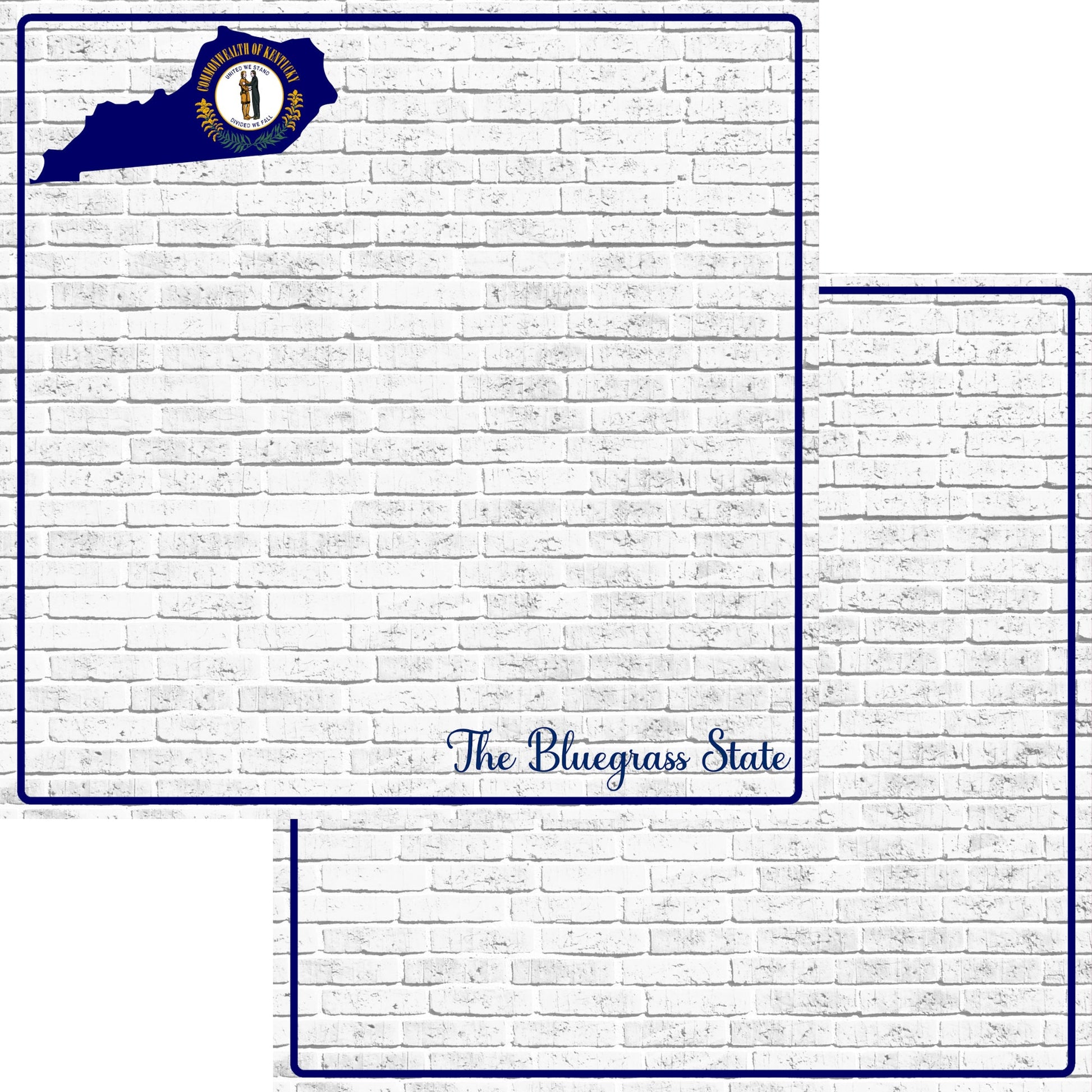 Fifty States Collection Kentucky 12 x 12 Double-Sided Scrapbook Paper by SSC Designs - 15 Pack