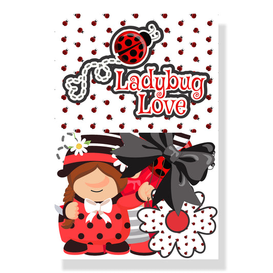 Ladybug Love Collection Laser Cut Ephemera Embellishments by SSC Designs - 3 Packs