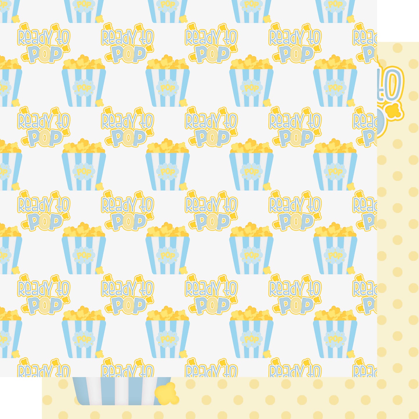 Ready To Pop Collection Ready To Pop Boy 12 x 12 Double-Sided Scrapbook Paper - 15 Pack