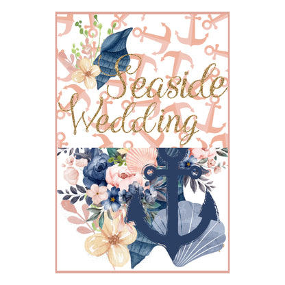 Seaside Wedding Collection Laser Cut Ephemera Embellishments - 3 Packs