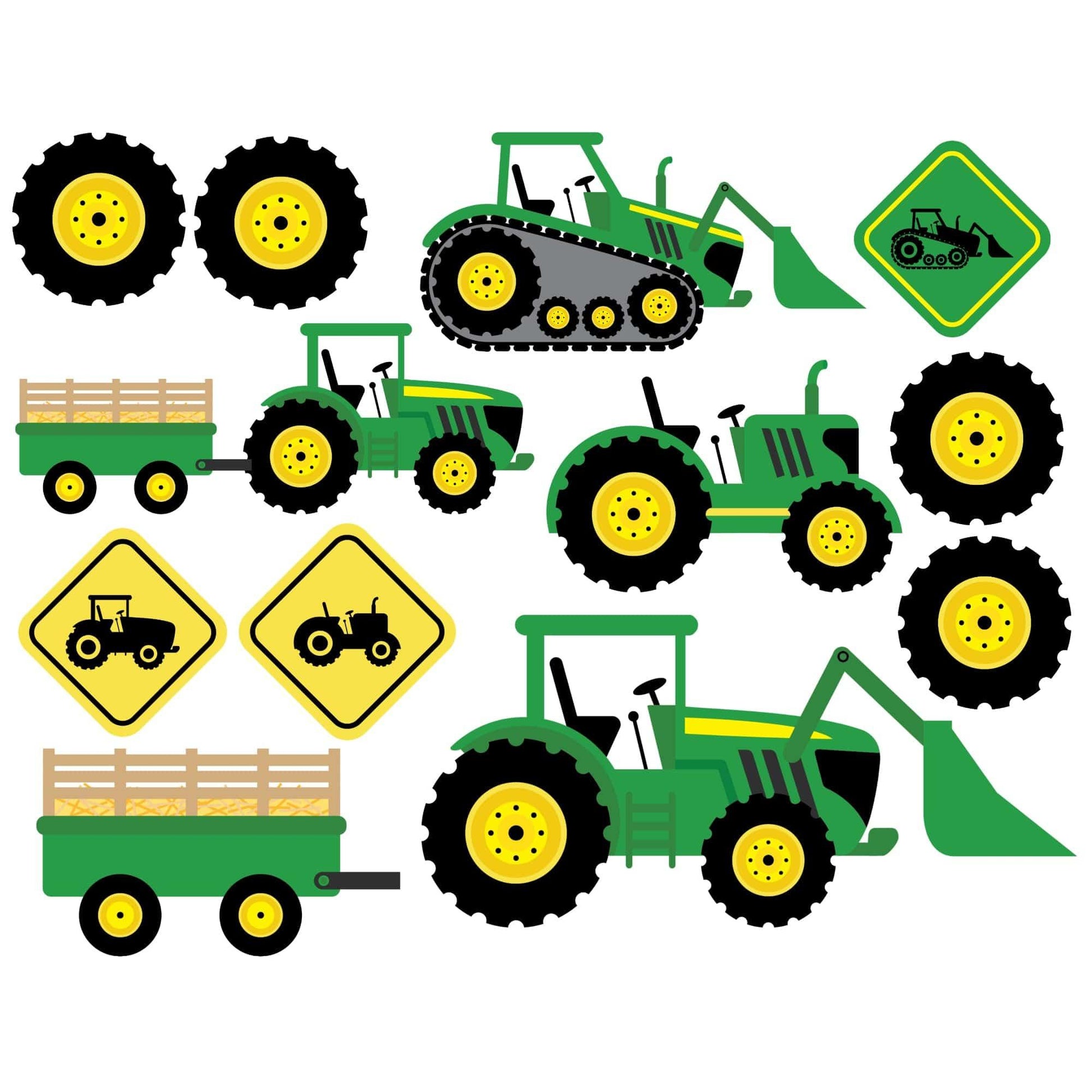 Tractor Time Collection Laser Cut Ephemera Embellishments by SSC Designs - 3 Packs