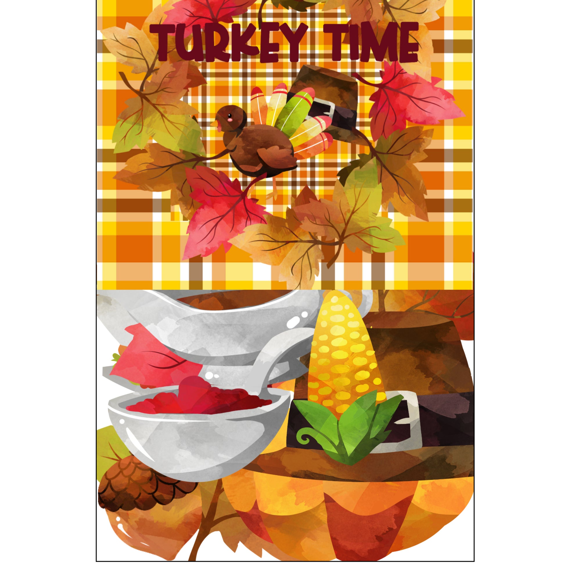 Turkey Time Collection Laser Cut Ephemera Embellishments - 3 Packs