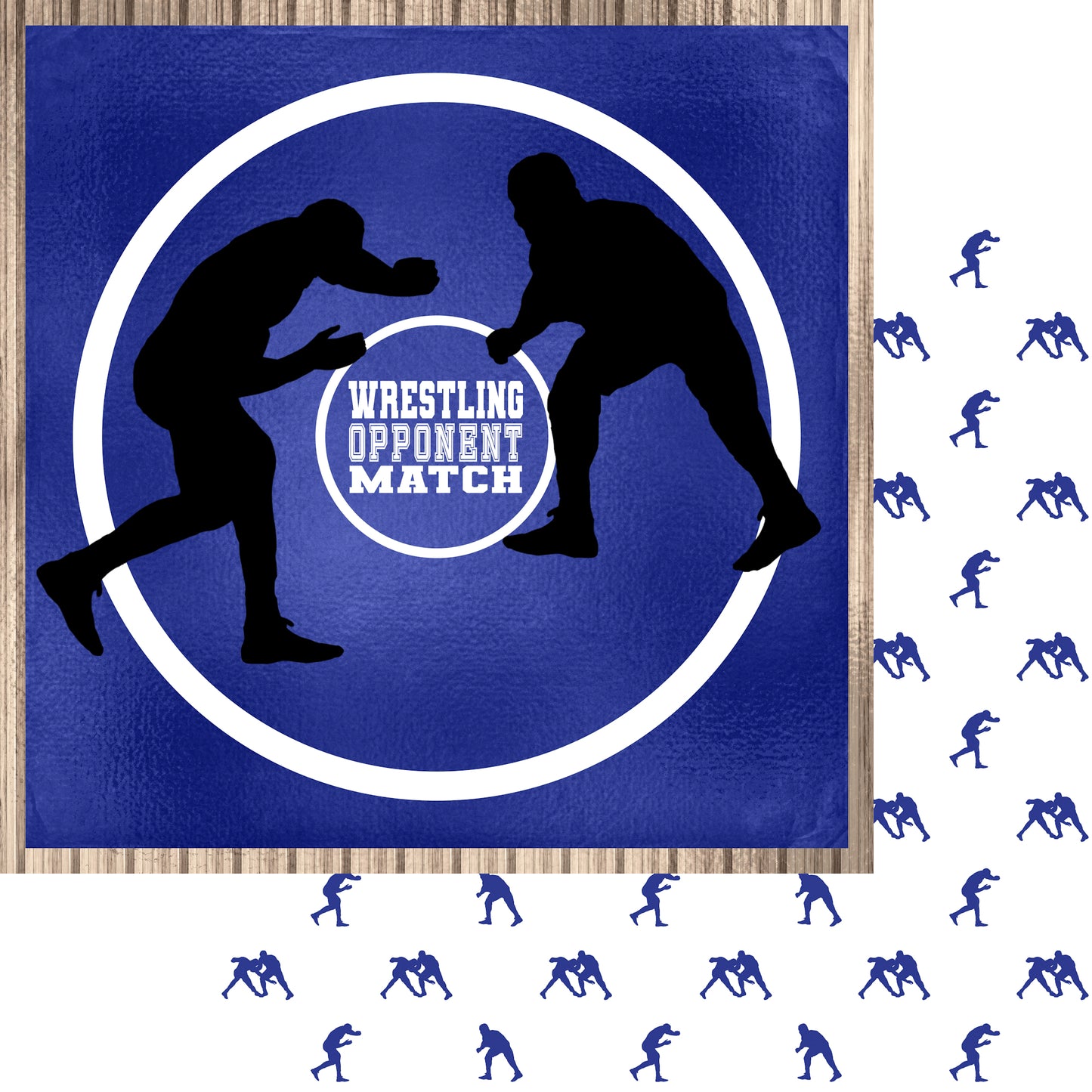 Male Wrestling Collection Wrestling Opponent 12 x 12 Double-Sided Scrapbook Paper - 15 Pack